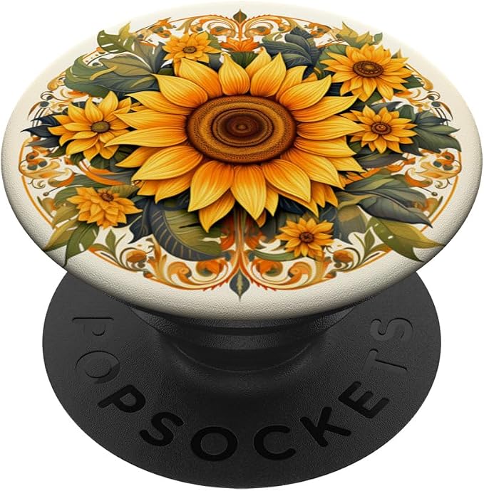 Sunflower PopSockets PopGrip for MagSafe