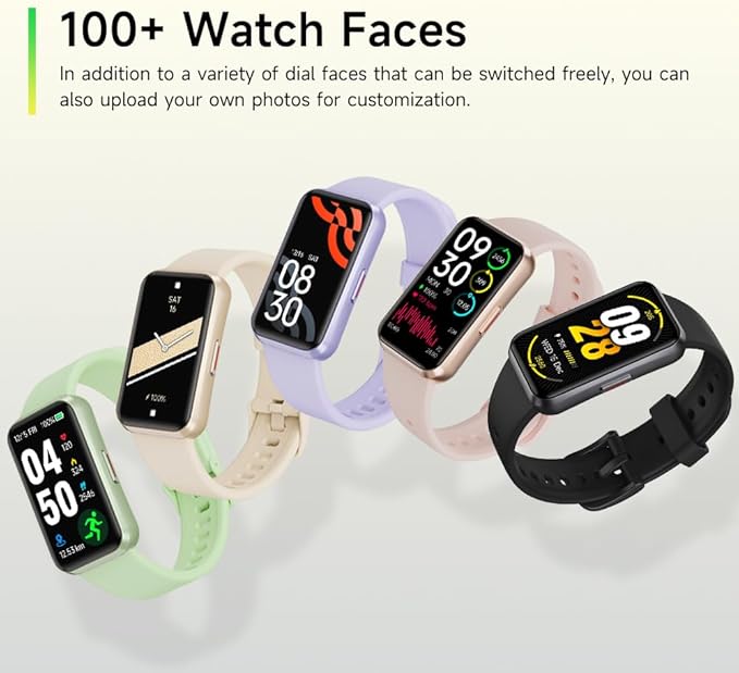 USMECBL Fitness Trackers,Blood Oxygen Heart Rate Sleep Monitor,Smart Band 24/7 Health Monitoring,Calorie Pedometer Steps Counter Activity watchs/Notifications for iOS/Android