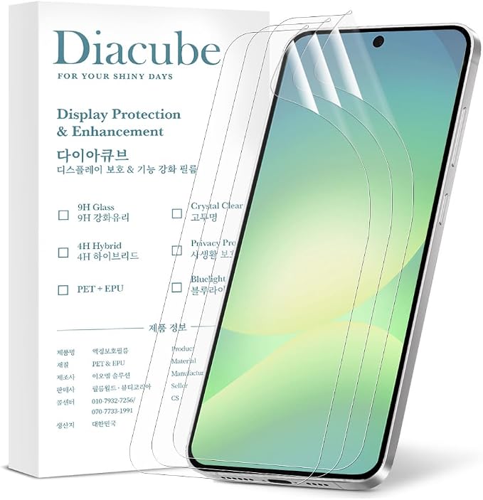 3-Pack for Samsung Galaxy A10E Flexible TPU-EPU Screen Protector [0.1S Fingerprint Unlock] [Real-Time Self-Healing] HD Clear Bubble Free Easy Installation with Alignment Jig
