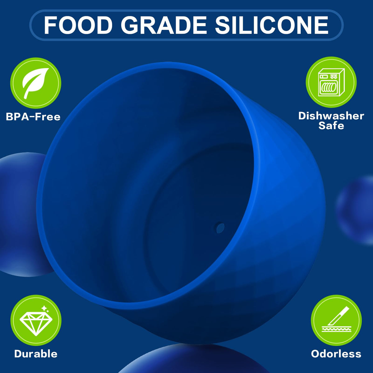 Silicone Boot for Owala Water Bottle 40 oz, Anti-Slip Protective Sleeve for FreeSip/Twist/Flip Stainless Steel Water Bottles Accessories