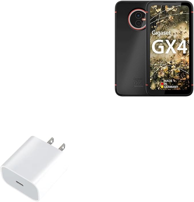 BoxWave Charger Compatible with Gigaset GX4 - PD GAN miniCube (30W) 30W Tiny PD GAN Type-C Wall Charger - Winter White
