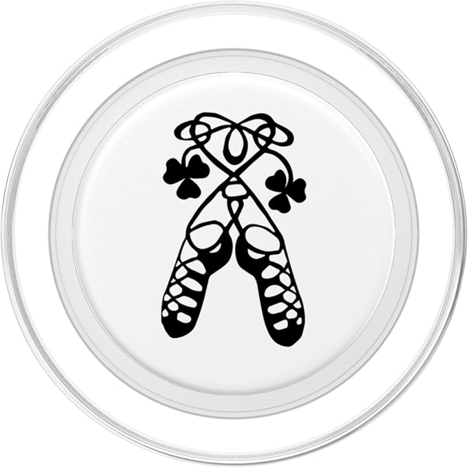 Girls Irish Dance Soft Shoes Ghillies Feis PopSockets Adhesive PopGrip