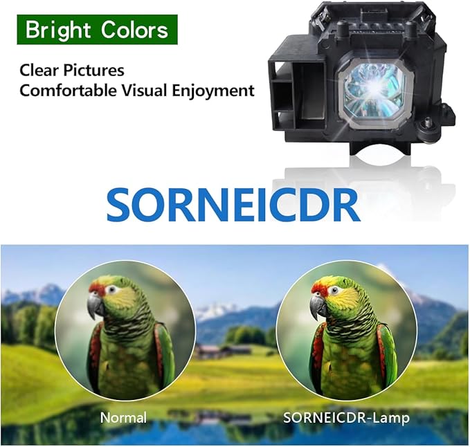 SORNEICDR NP17LP Replacement Projector Lamp Bulb Compatible with NEC M300WS P350W UM330X UM330W NP-P350W NP-P420X P420X M350XS M420X UM330Xi2, with Housing