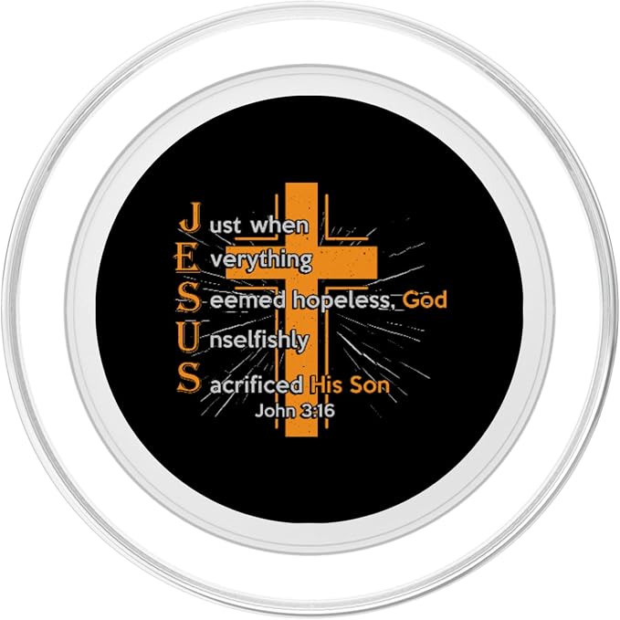 Jesus Christian Faith John PopSockets Adhesive PopGrip
