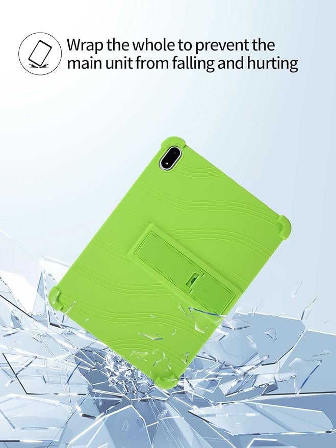 for OnePlus Pad 3 Android 15 Tablet13.2 inch Tablets CaseSoft Silicone Adjustable Stand Cover Lightweight Kids FriendlyBlack.