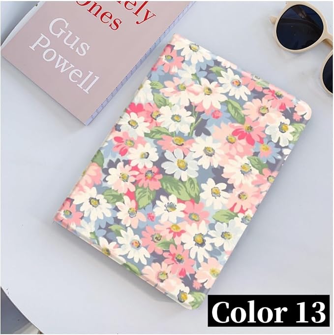 Flower Case for Xiaomi Redmi Pad 2 11 Case Flower Pattern Cute Floral Illustrated Printed Cover with Pencil HolderColor 5