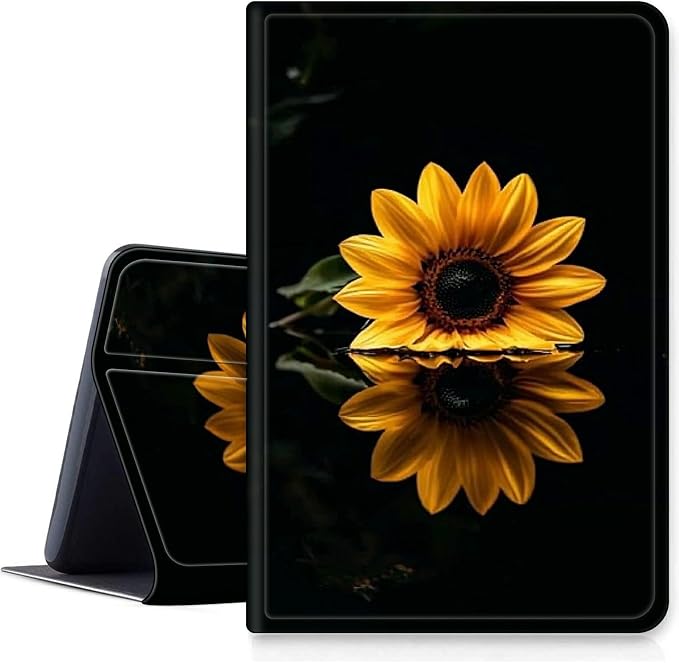 Case for Amazon Fire 7 Tablet 2019/2017 Release 9th/7th Generation PU Leather Smart Protective Cover with Auto Sleep/Wake for Fire 7 2019Beautiful Sunset