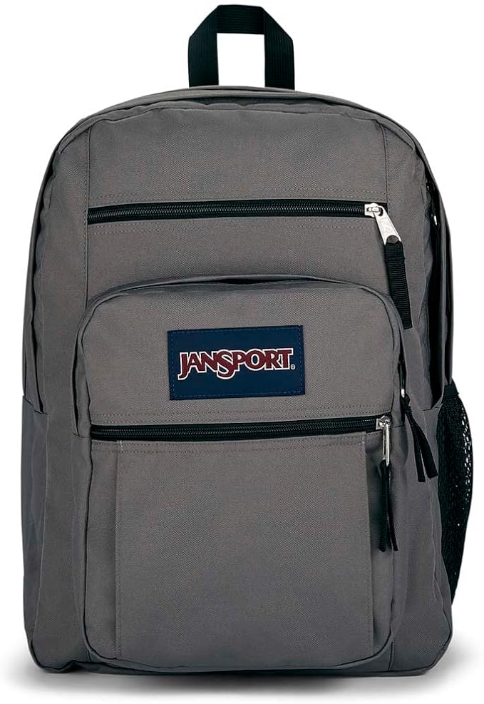 JanSport Laptop Backpack - Computer Bag with 2 Compartments, Ergonomic Shoulder Straps, 15” Laptop Sleeve, Haul Handle - Graphite Grey