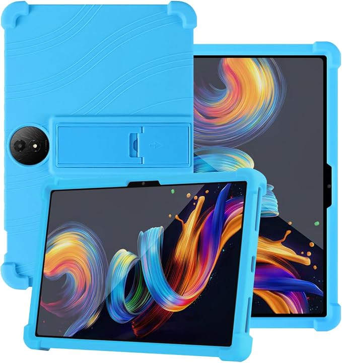 Tablet Case for TCL Nxtpaper 11 Plus Soft Silicone Case with Adjustable Stand Shockproof Protective Cover for TCL Nxtpaper 11 Plus 11.5 inch. (Black)