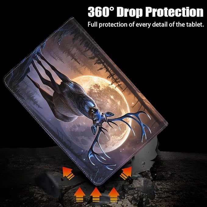 Case for iPad (A16) 11th Generation 11 Inch 2025/ iPad 10th Generation 10.9 Inch 2022 Slim PU Leather Cover Adjustable Stand with Auto Wake/Sleep Case African Women