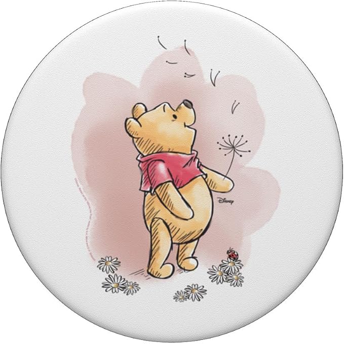Winnie The Pooh - Dandelion Watercolor PopSockets PopGrip for MagSafe