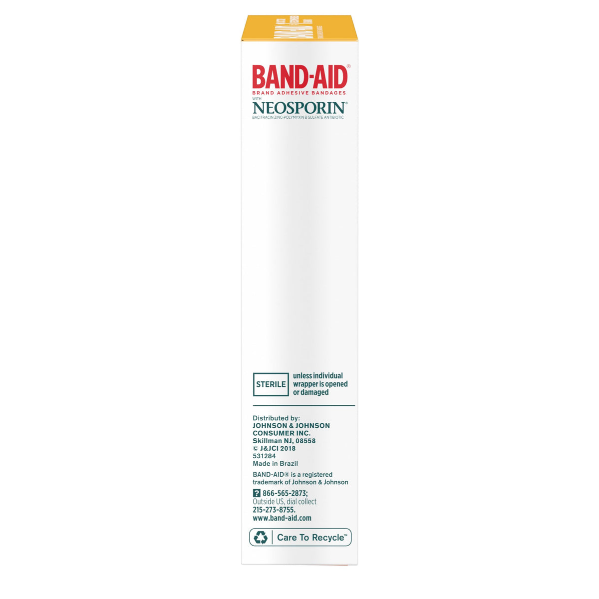 Band-Aid Brand Adhesive Bandages, Plus Antibiotic, Extra Large, 8-Count All-One-Size