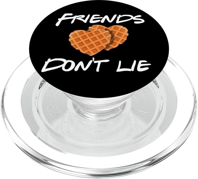 Friends Don't Lie Funny Waffle Phone grips Gift PopSockets Adhesive PopGrip