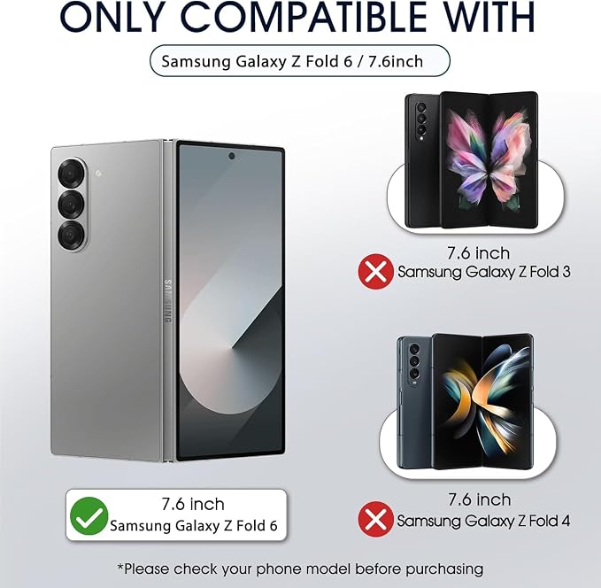2 Sets Screen Protector for Samsung Galaxy Z Fold 4 7.6 High Definition Clear Soft TPU Screen Protector 2 Front + 2 Inner Flexible Film Hydrogel Self-Healing Bubble-Free