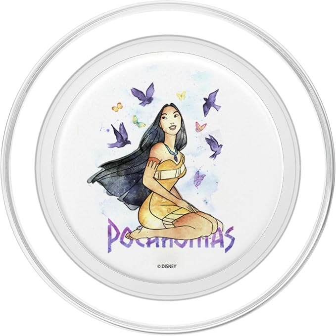 Disney Pocahontas &amp Birds Watercolor Art PopSockets Adhesive PopGrip