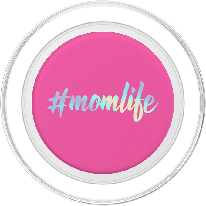 Rainbow #momlife Mom Life Pink PopSockets Adhesive PopGrip