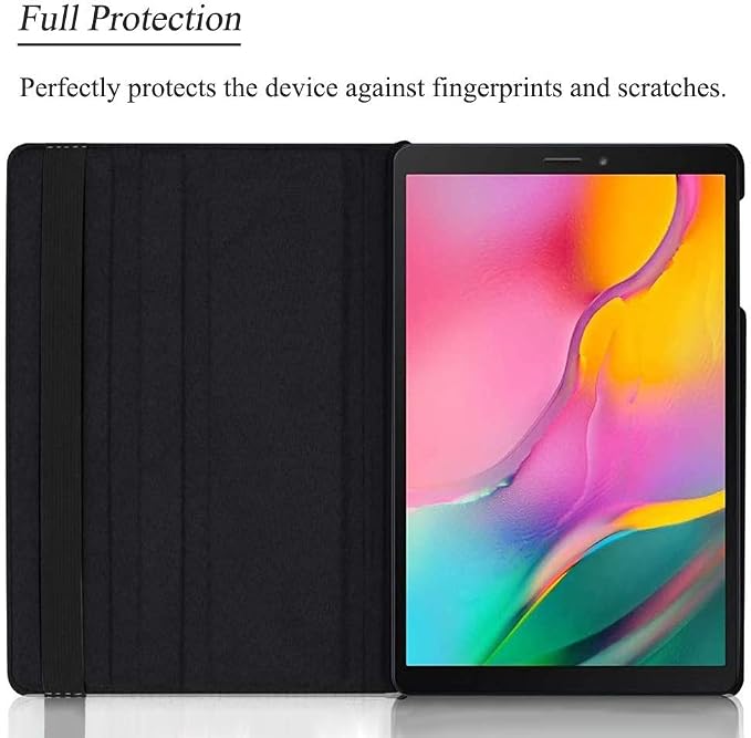 Rotating Case for Galaxy Tab A 8.0 2019 SM-T290/T295 360 Degree Rotating Stand Case Full Protective Cover for Samsung Galaxy Tab A 8.0 Inch 2019 Tablet (Model SM-T290/SM-T295) - Black