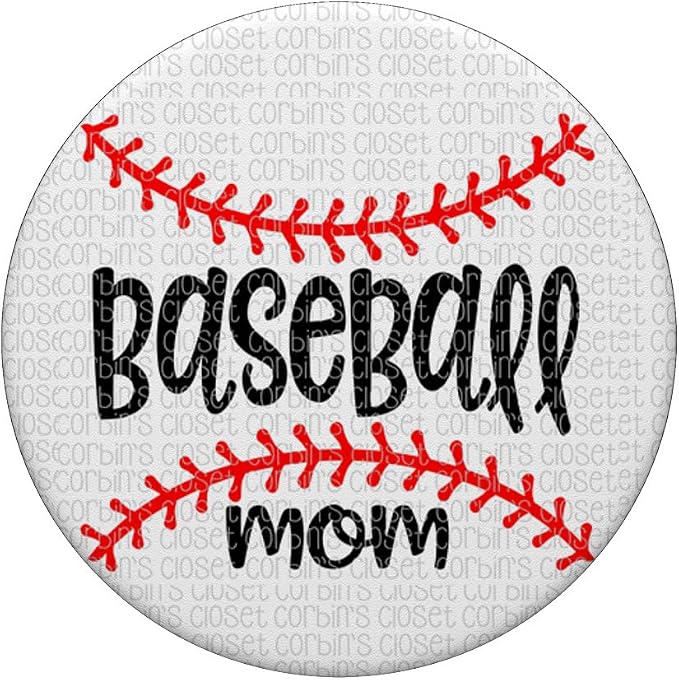 Baseball Mom Pop Sockets Grip Stand PopSockets Adhesive PopGrip