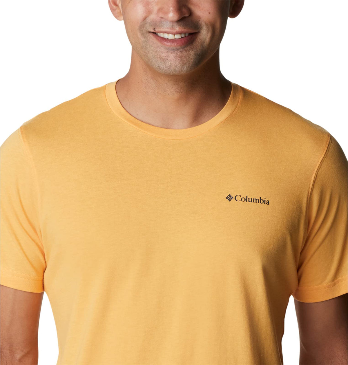 Columbia Men's Thistletown Hills Short Sleeve, Mango Heather, 5X Big