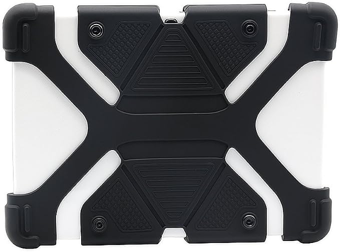 CHINFAI Universal Case for 9.7 10.1 10.5 11 Inch Tablet Universal Silicone Tablet Case Protective Cover for 9 10 Touchscreen Tablet with Convertible Stand (Black)