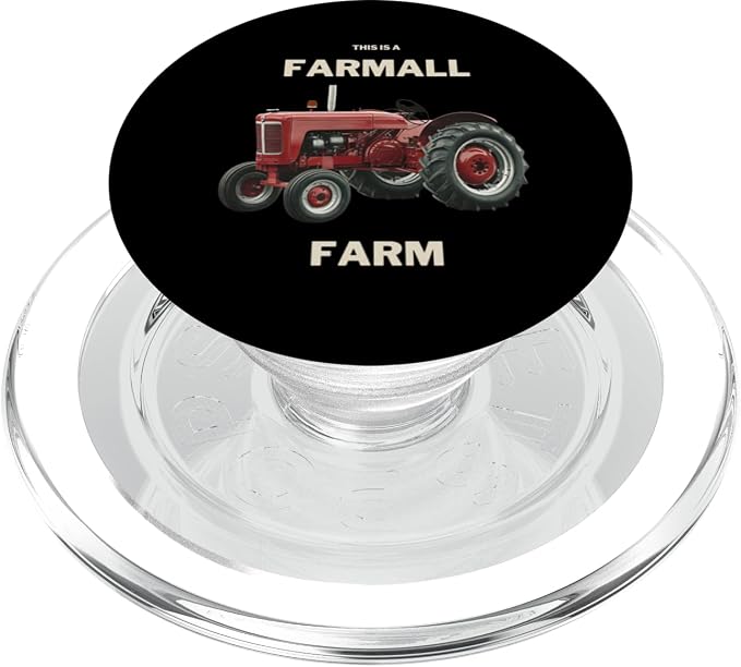 This A Farmall Farm Vintage Tractor Farming Design PopSockets PopGrip for MagSafe