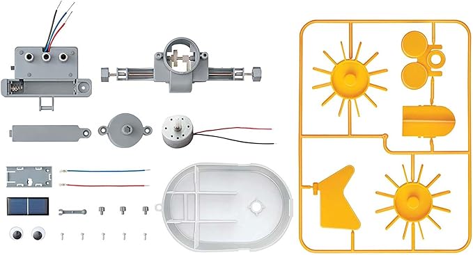 4M: Green Science: Aqua Robot - DIY Water Swimming Fish Toy Robot, Solar & Battery Hybrid Power, STEM Building Craft & Activity Set, Kids Ages 5+