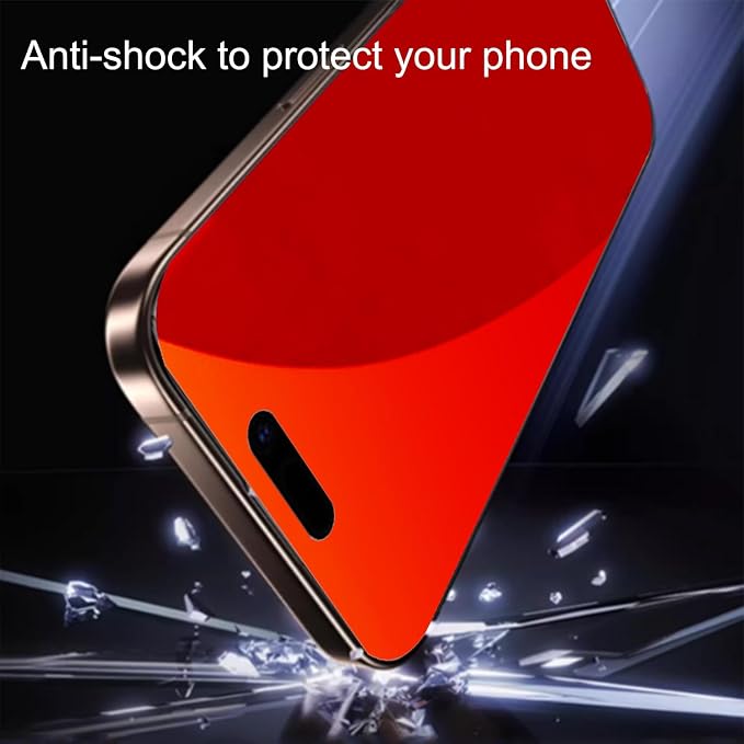 2 Pack for iPhone 13 Pro Max / 14 Plus Privacy Screen Protector Anti spy Tempered Glass Gradient Colorful Anti blue Light Film 6.7 inch