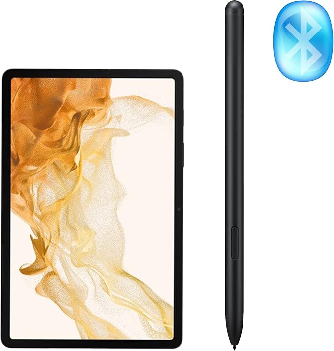 Galaxy Tab S8 Ultra S Pen withBluetooth for Samsung Galaxy Tab S8+Tab S8 Ultra Stylus Pen (EJ-PT870BJEGUJ)(Black)