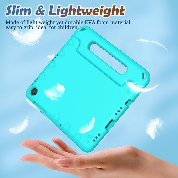 LTROP Shockproof Lightweight Convertible Handle Stand Case for Samsung Galaxy Tab A11 Plus 2025 / A9 Plus 11 Inch 2023 with Built-in Screen Protector Galaxy Tab A11+ / A9+ Case for Kids Black