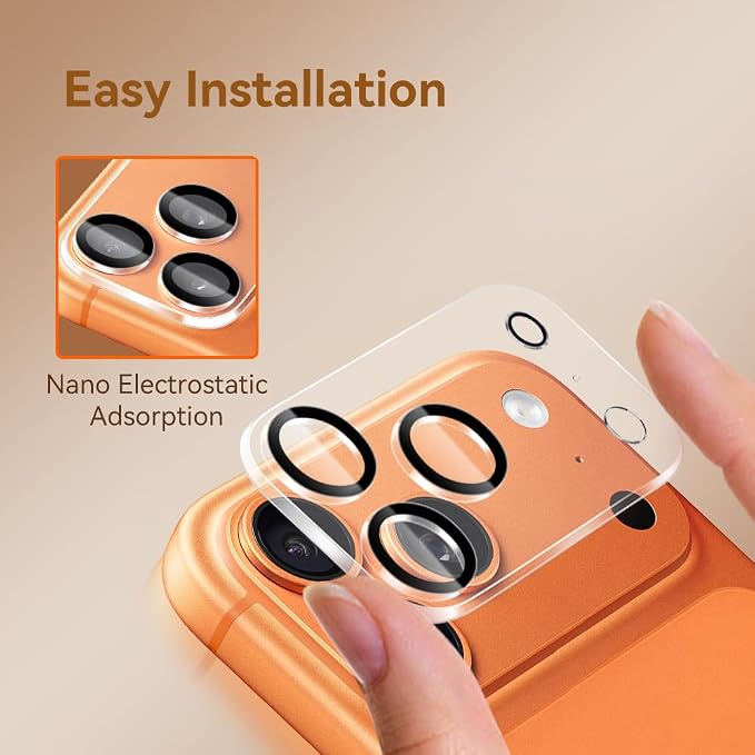Camera Lens Protector for iPhone 13 Pro 6.1 &amp iPhone 13 Pro Max 6.79H Tempered Glass，Ultra HD Scratch Resistance Easy to Install，Case Friendly，[Does not Affect Night Shots] 3-Pack