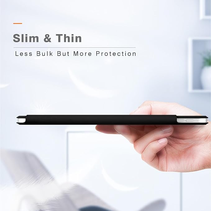 Magnetic Case for iPad (A16) 11th Generation 11 Inch 2025 Smart Folio for iPad 10th Generation 10.9 inch 2022 Trifold Stand Tablet Cover with Auto Sleep/Wake Slim Lightweight Case Black