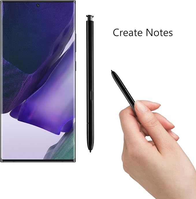 2 Pack Note 20 S Pen Replacement for Samsung Galaxy Note 20 Pen(Black) | Note 20 Stylus PenNote 20 Ultra S Pen Compatible with Samsung Galaxy Note 20/Note 20 Ultra All Version SpenNoBluetooth
