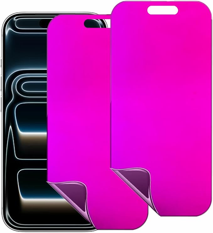 2 Pack for iPhone 17 Pro Max / 16 Pro Max Matte Privacy Screen Protector Anti spy Anti Glare Anti blue Light Film Gradient Blue 6.9 Inch