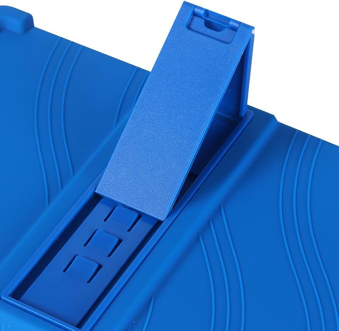 for Urao 10.1 inch Tablet Case Soft Silicone Cover Case with Kickstand for Urao 10.1'' C107 Tablet Blue