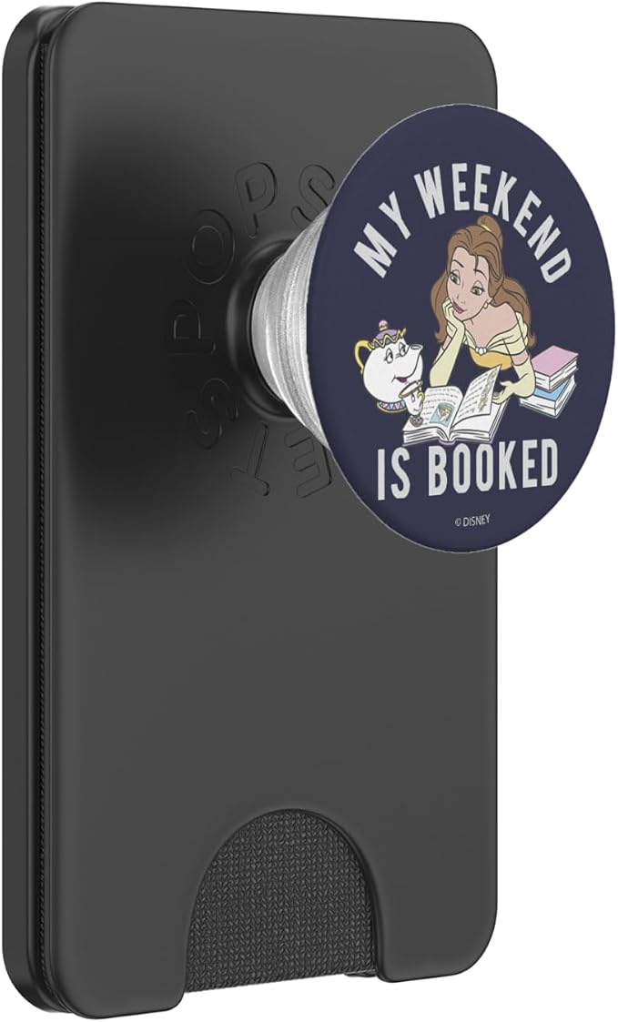 Disney Beauty and The Beast Belle My Weekend is Booked PopSockets Adhesive PopGrip