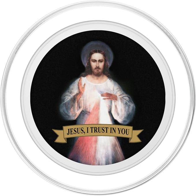 Divine Mercy Jesus I Trust in You PopSockets Adhesive PopGrip