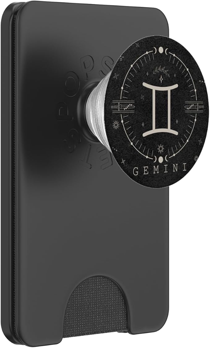 Aesthetic Gemini Zodiac Sign Astrological Stars Celestial PopSockets Adhesive PopGrip