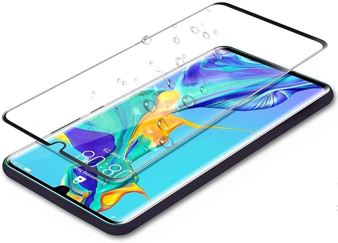 [2 Pack for Huawei P30 Pro VOG-L29 VOG-L09 VOG-L04 3D Curved Full Covered 9H Hardness Tempered Glass Screen Protector