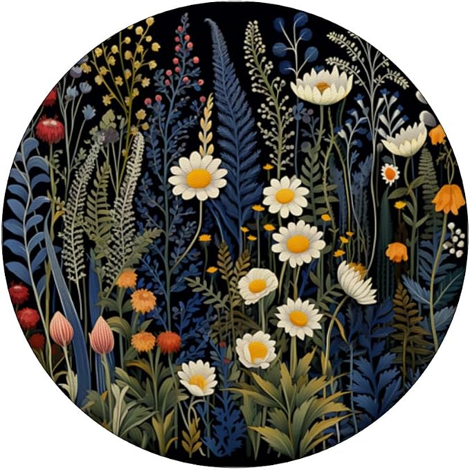 Wildflower Flowers Design Floral PopSockets PopGrip for MagSafe