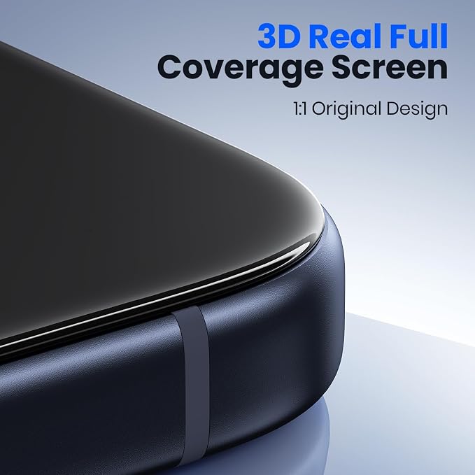 WSKEN Privacy Screen Protector for iPhone 17 Pro - Full Coverage Tempered Glass 24° Anti Spy Private Screen Auto Alignment Installation Tool Full Edge Case Friendly Protector