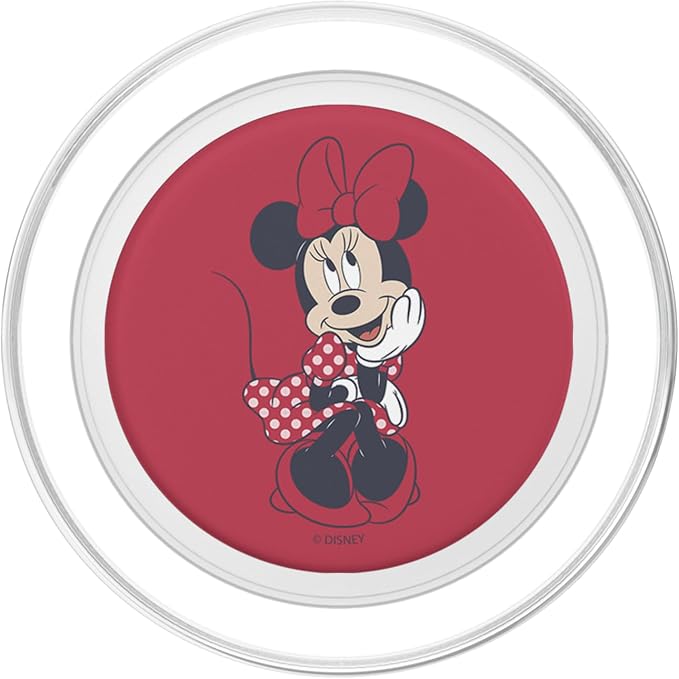 Disney Mickey and Friends Minnie Mouse Red Polka Dot Dress PopSockets Adhesive PopGrip