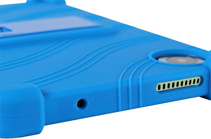 Case for Lenovo Tab One 8.7 Inch Tablet 2025 (TB305FU) Kids Friendly Soft Silicone Adjustable Stand Cover for Lenovo Tab K9 Tablet 8.7 inch Tablets (Blue)