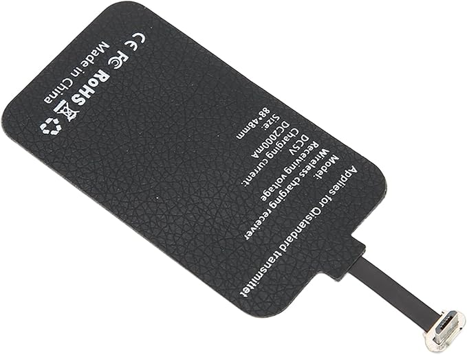 Phone Wireless Charger Receiver Metal Interface Protection 10W Module Patch 5V 2A Charging Chip for Micro USB Reverse Interface Phones