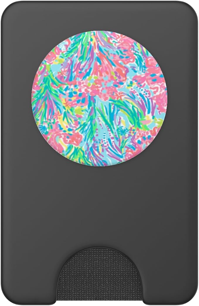 Paisley Like Pattern with Vibrant Color Scheme PopSockets Adhesive PopGrip