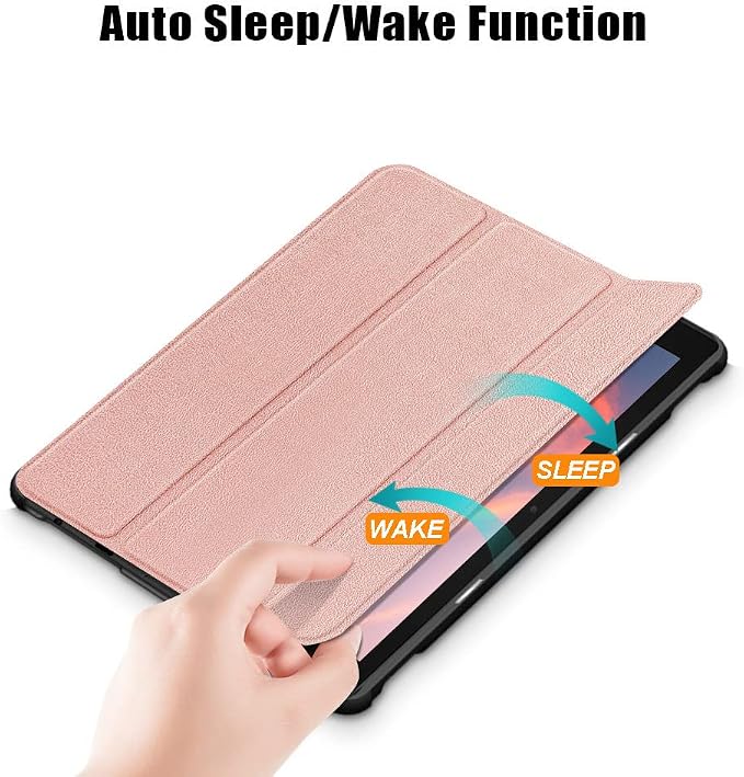 Tablet CaseSlim Soft TPU Back Smart Magnetic Stand Protective Cover[Sleep/Wake] Incompatible with iPad Samsung TCL 11in Tablets.(Dark Green)