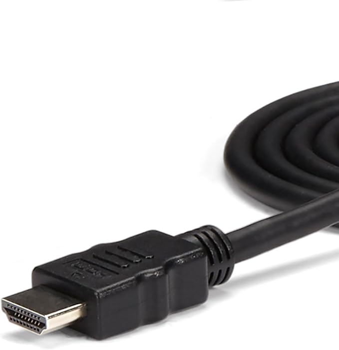 StarTech 6ft USB-C to HDMI Adapter Cable 4K 30Hz Reversible Black 1080p | Video Display Converter Monitor Cord DP Alt Mode USB 3.2 Thunderbolt Compatible Integrated
