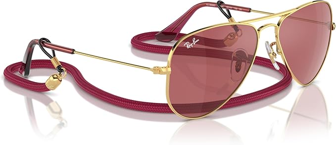 Ray-Ban Junior Kids' Rj9506s Metal Aviator Sunglasses