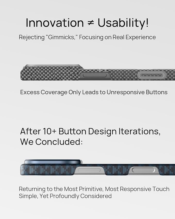 RAPTIC Aramid Fiber Case for iPhone 16 Pro Compatible with MagSafe Non-Slip &amp Slim 600D Aramid Fiber [Military Grade Drop Tested] Anti-Scratch Shockproof Protective Case 6.3 inch Black