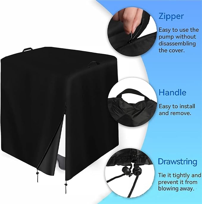 Cover for Pool Pump Filter Sand Cylinder Sunscreen Anti-UV Ground Enclosure