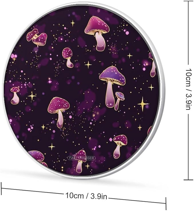 Mushroom Wireless Charger Portable Charging Pad | LightweightAll Smartphone